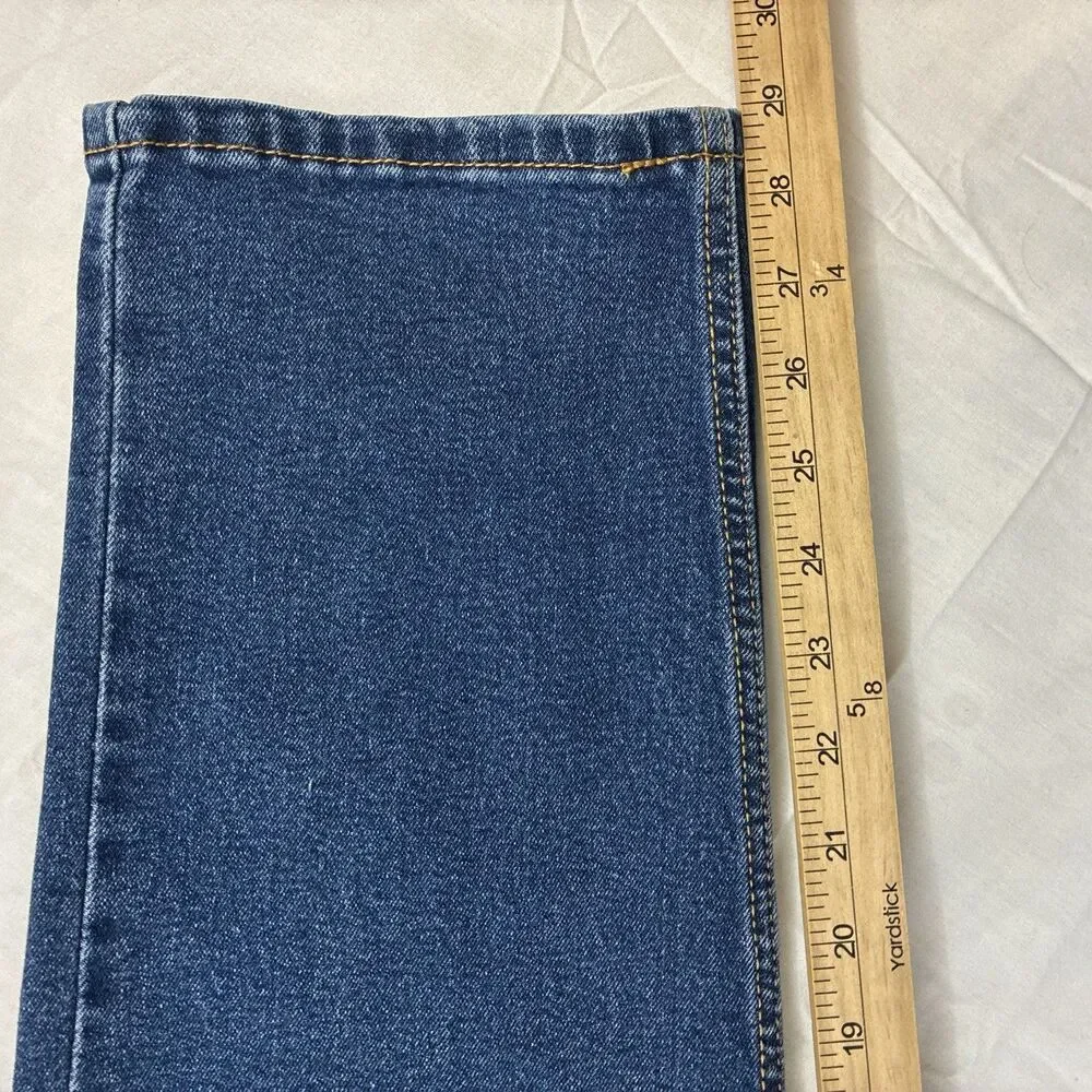 LEVI'S 502 Taper Fit Men's Jeans Stretch 29507 Mid Blue ~ 36 x 30